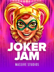 Slot del joker con ambiente festivo y guiños de casino tradicional.